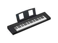 Yamaha NP-15 BK Piano Digital 61 Teclas para Iniciantes - 61 teclas sensíveis à velocidade (sensíveis ao toque), Novo som estéreo de piano de cauda, 15 sons, Polifonia de 64 vozes, Função dupla/camada, Ressonância, 