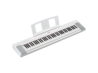 Yamaha NP-35W Piano Digital 76 Teclas para Iniciantes - 76 teclas sensíveis à velocidade (Graded Soft Touch), Novo som estéreo de piano de cauda, 15 sons, Polifonia de 64 vozes, Função dupla/camada, Ressonância, 