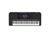 Yamaha  PSR-SX720 - 61 teclas sensíveis à velocidade (teclado FSB), 1377 sons incluindo 56 kits de bateria/SFX, Sucessor do PSR-SX700, Partes do teclado R1, R2, R3, Esquerda, Dividir, 450 estilos (3x introdução, 4x va...