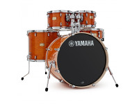 Yamaha  Stage Custom Standard Set Honey Amber B-Stock - 22 x 17 Bass drum with TH945B double tom holder, 10 x 07 Tom tom, 12 x 08 Tom tom, 16 x 15 Floor tom, 14 x 5.5 Snare drum, 2x CS755 Cymbal boom stand, 