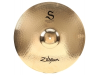 Zildjian Ride 20” S Series Medium - Tamanho: 20 , S Series, Meio pesado, Material: liga de bronze B12 (88% de cobre, 12% de estanho), Acabamento brilhante, Som aberto e brilhante, 